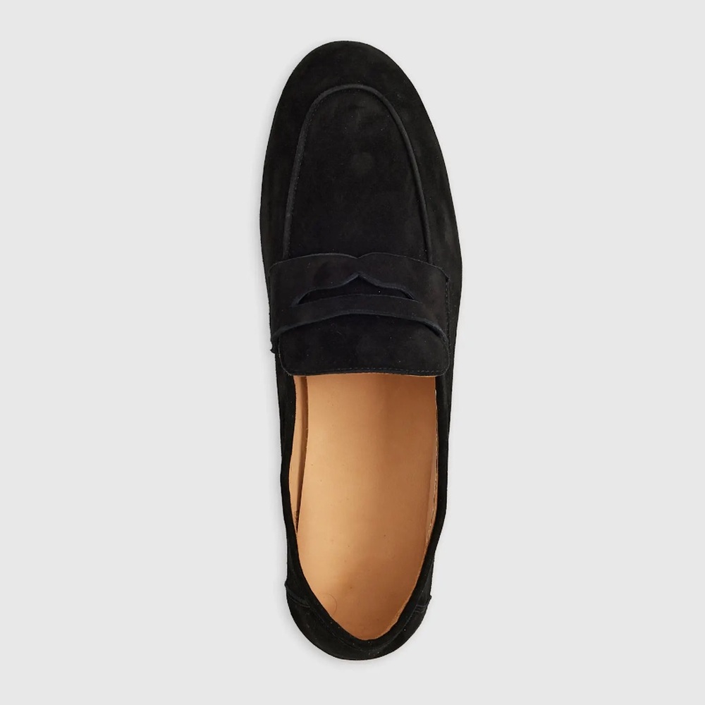 Quince Italian Suede Penny Loafer - Picture 8 of 9